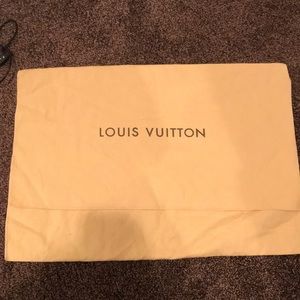 Large Louis Vuitton dust bag